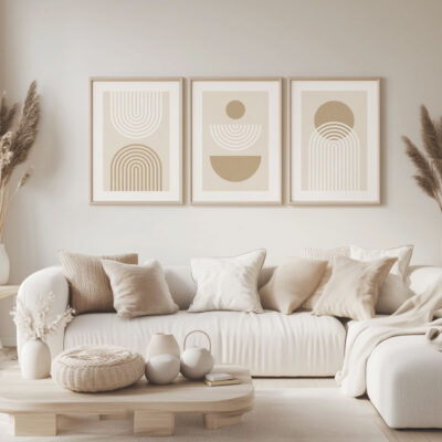 Wohnzimmer Poster Set 2