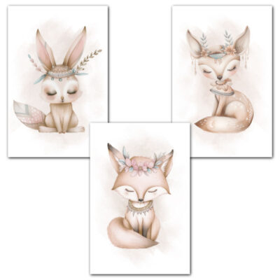 Wohnzimmer Poster Set 8